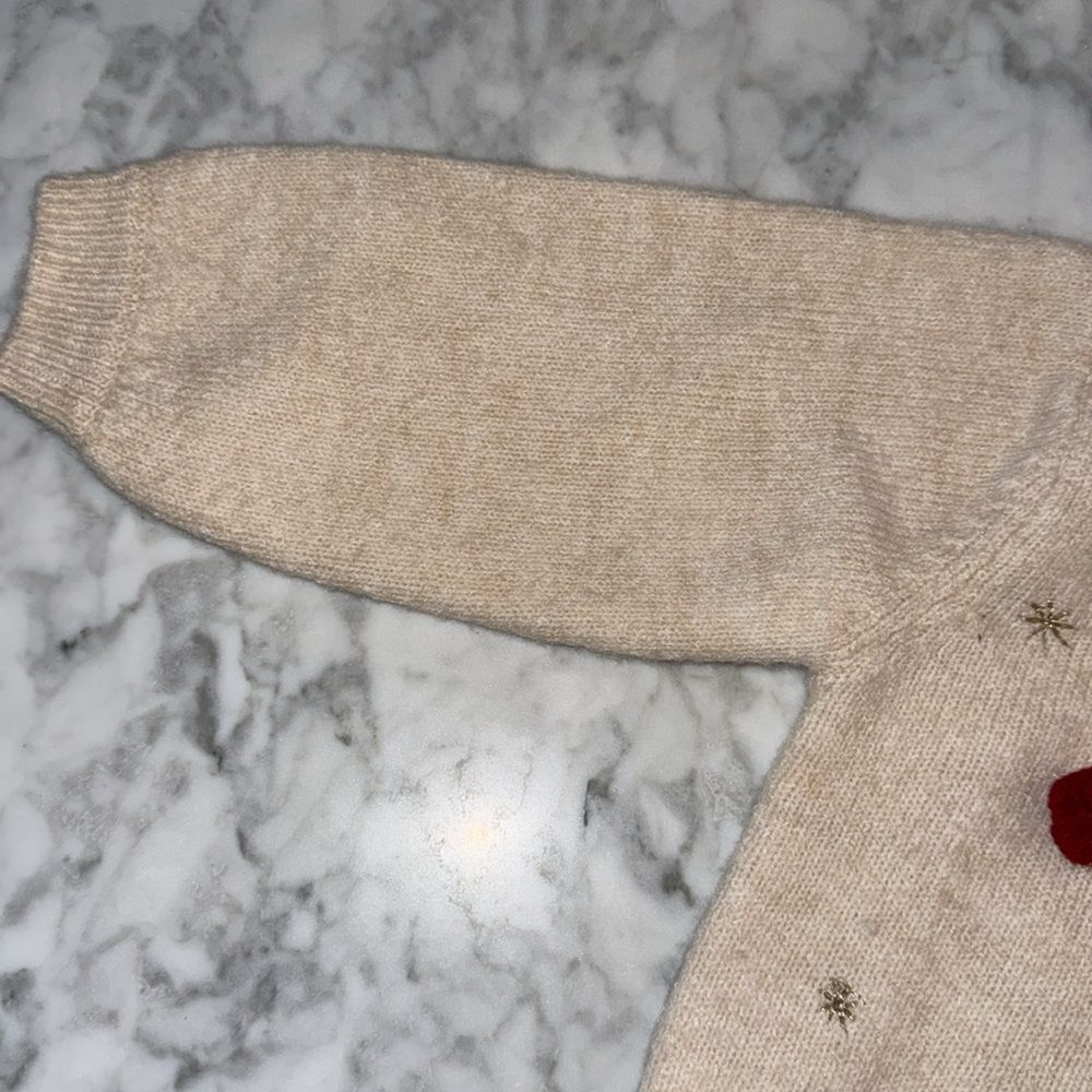 NWOT ZARA REINDEER SWEATER 3Y - Picture 4 of 5